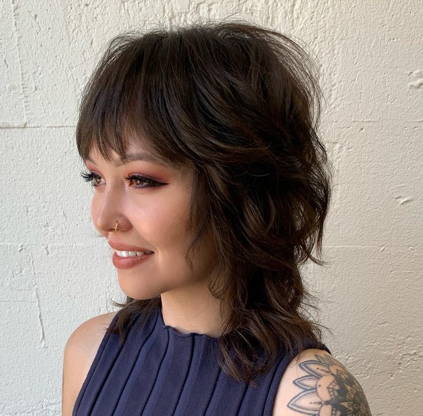 Fine Hair Shullet with Bangs