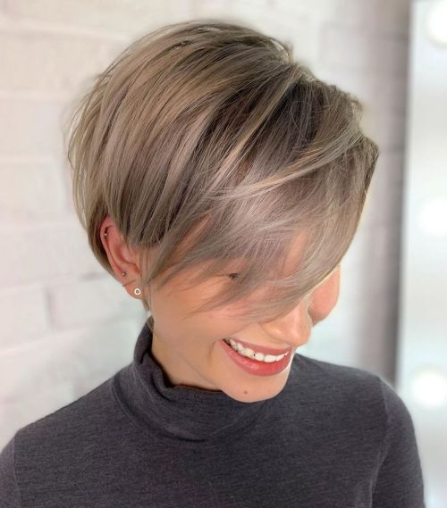 Long Layered Pixie Cut For Thin Hair