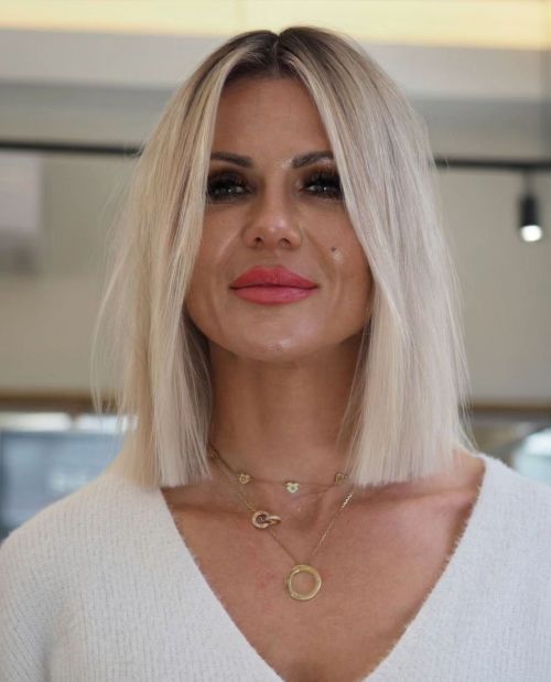 Collarbone Blunt Bob For Thin Hair