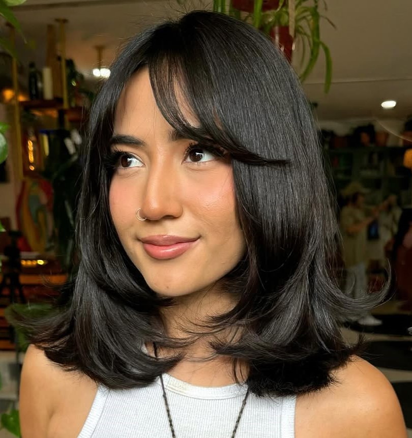 Long Bob with Piece-y Layers