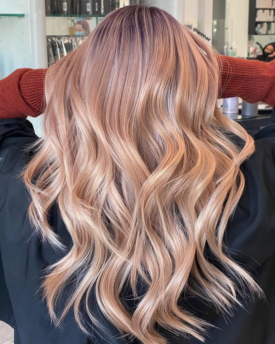Pearly Copper Blonde Hair