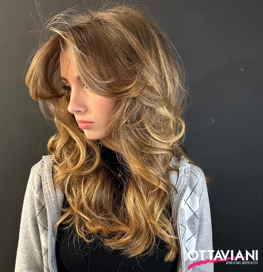 Long Retro Butterfly Hairstyle