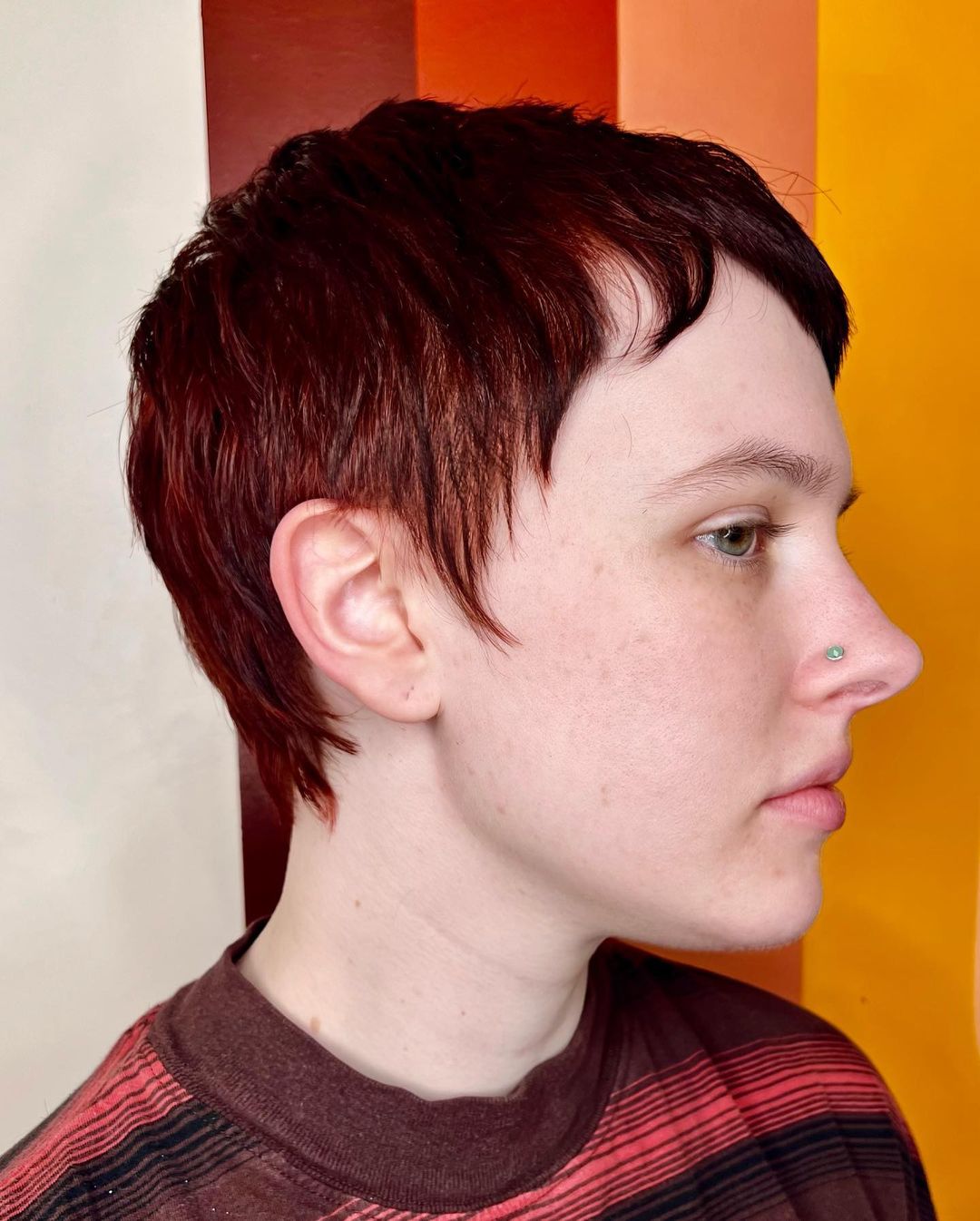 Fiery Red Pixie for Short Thin Hair Short Red Haircut for Thin Hair
