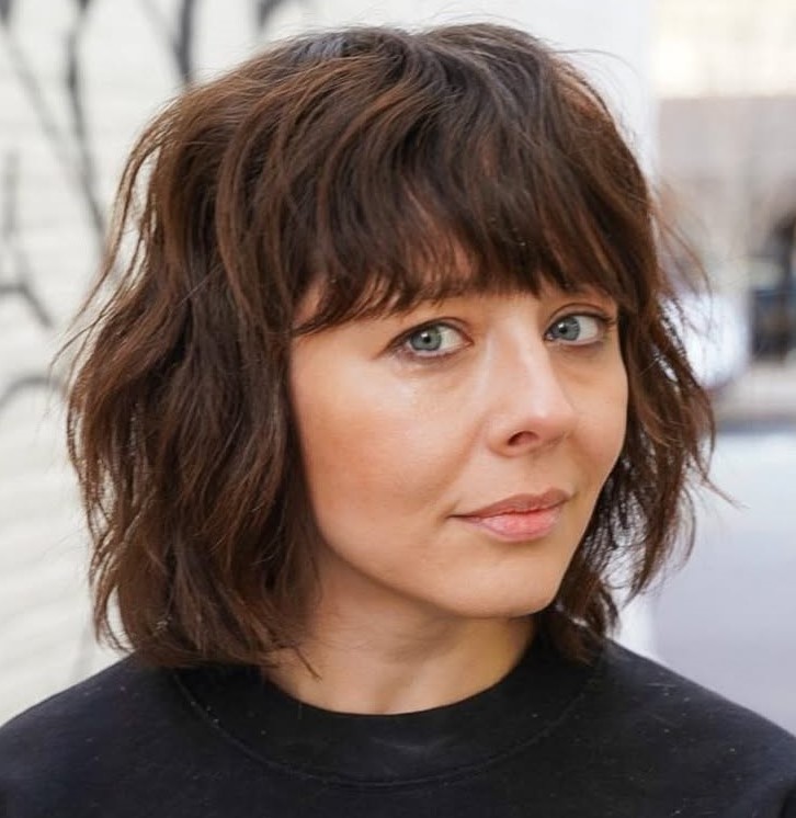 Trendy Shaggy Bob Haircut