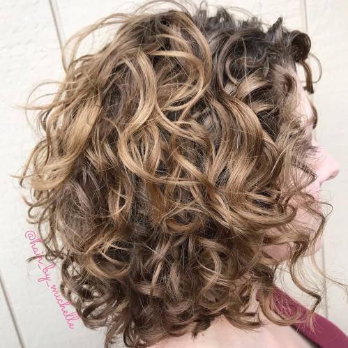 Voluminous Tousled Lob Hairstyle