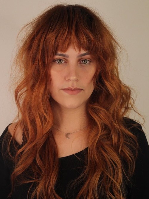 Copper Shag Hair Idea