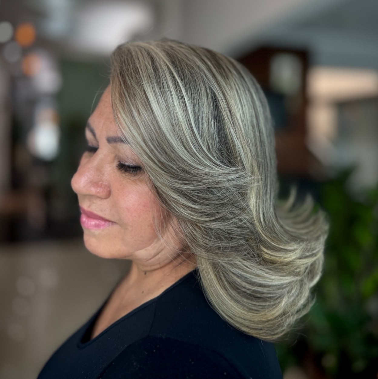 Medium Drape Cut Over 50