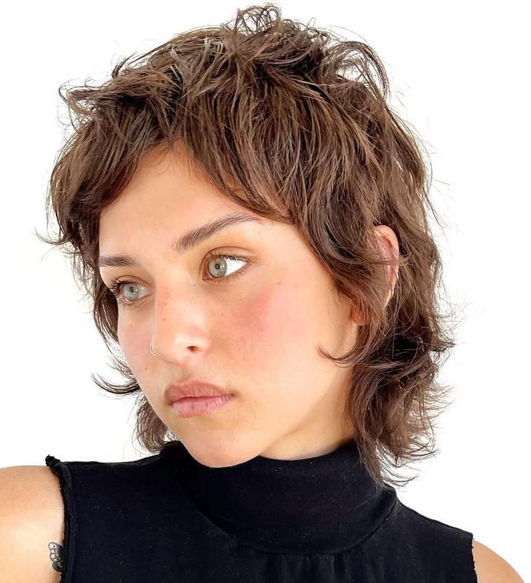 Short Shaggy Hair with Layers