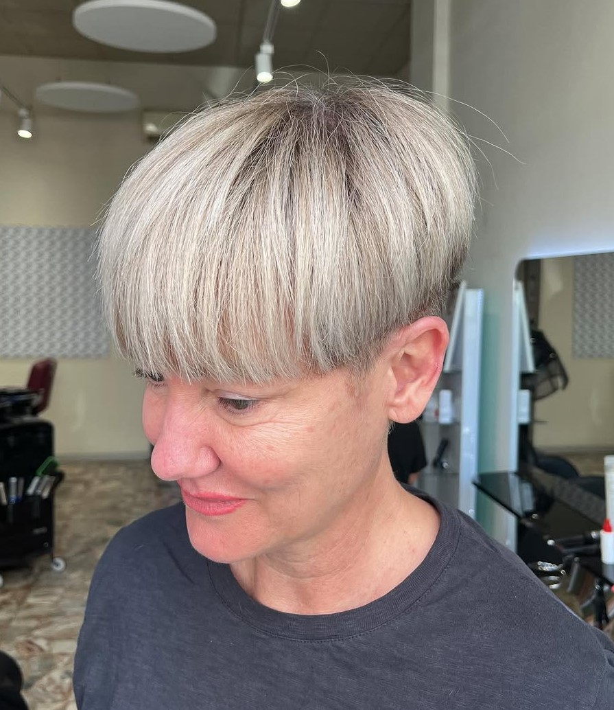 Short Undercut to Look Younger