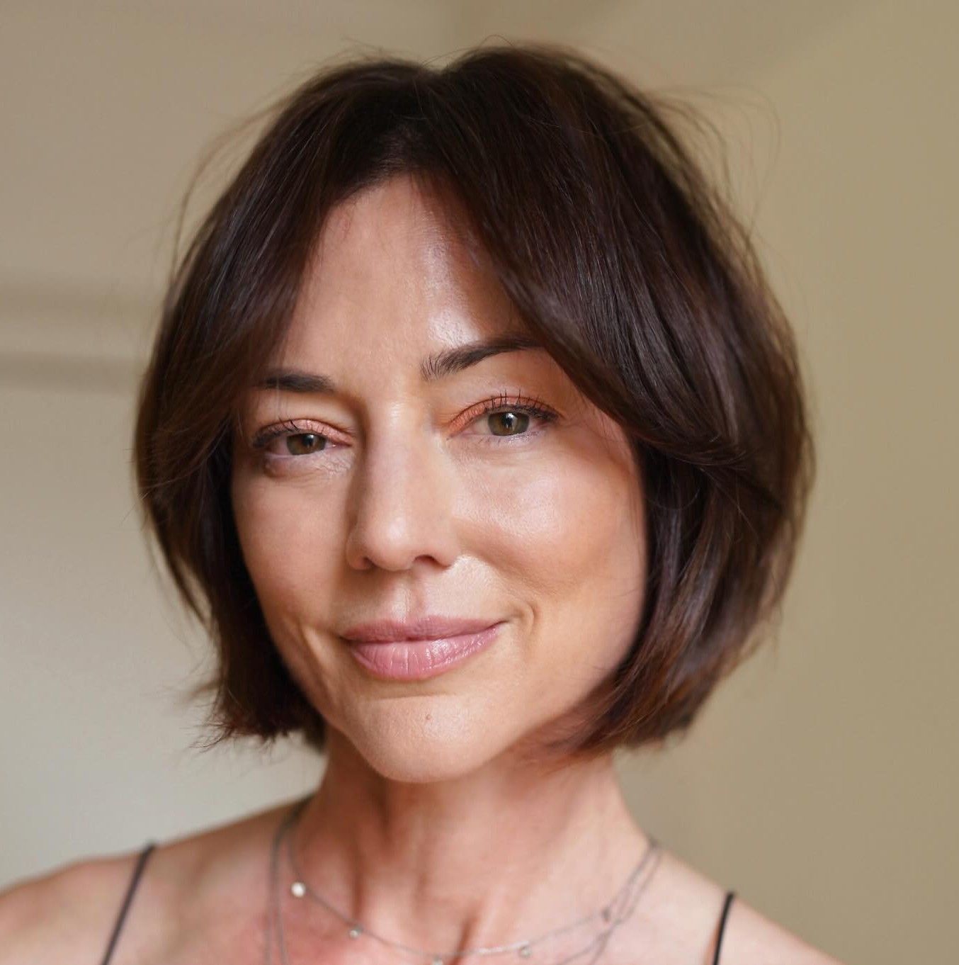 Face-Framing Bob with Curtain Bangs