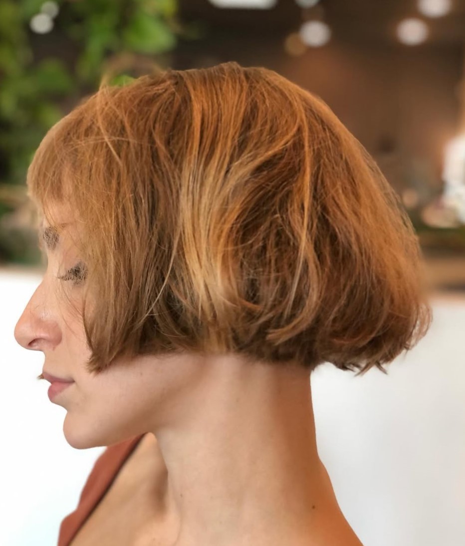 Simple Short Messy Layered Hairstyle