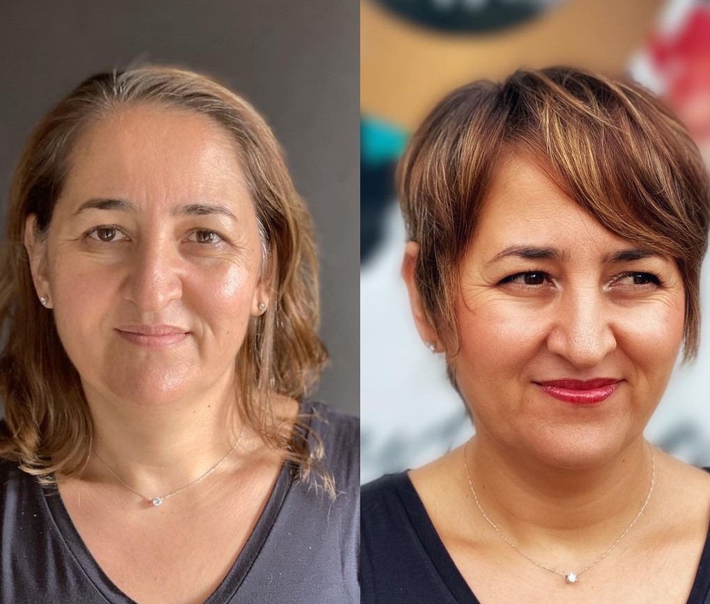 Long Pixie Haircut for Thinner Hair Dimensional Pixie Cut with Side Bangs