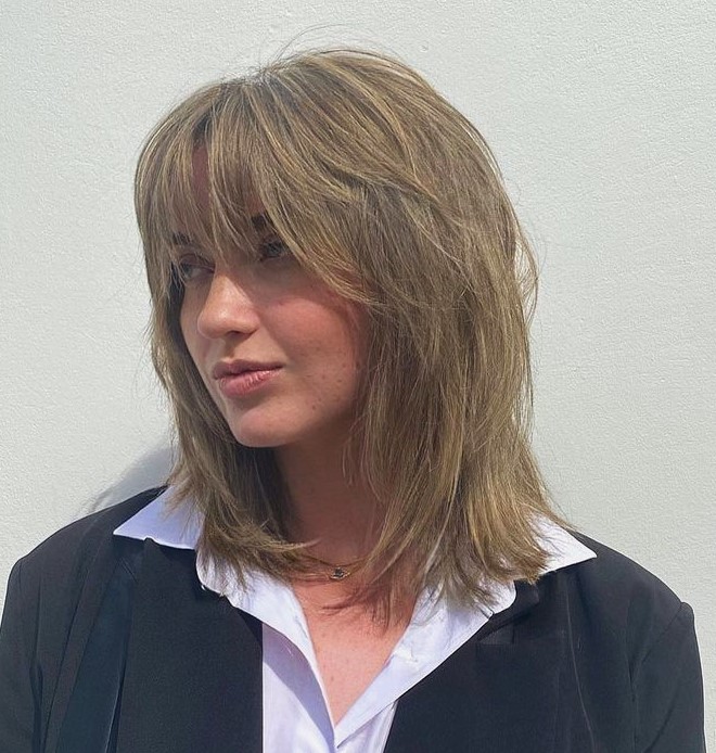 Wolf Cut with Blended Layers Invisible Layers Wolf Cut