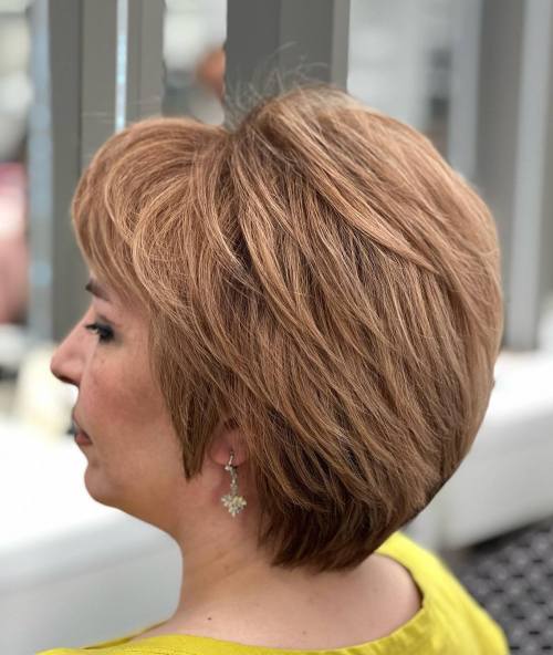 Caramel Brown Feathered Bixie