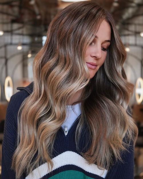 Long Light Brown Hairstyle