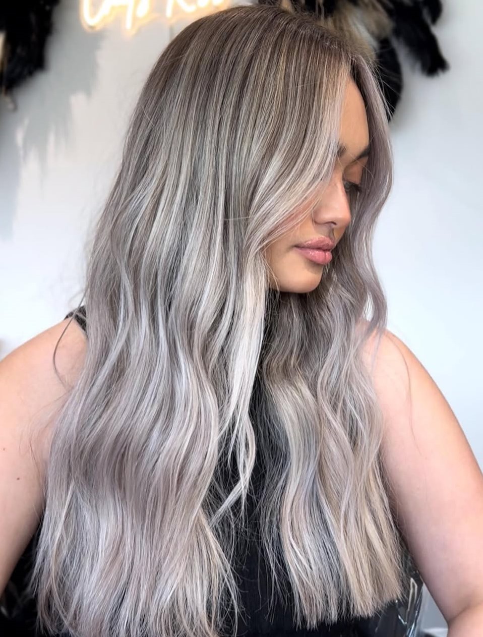 Modern Ashy Blonde Hair