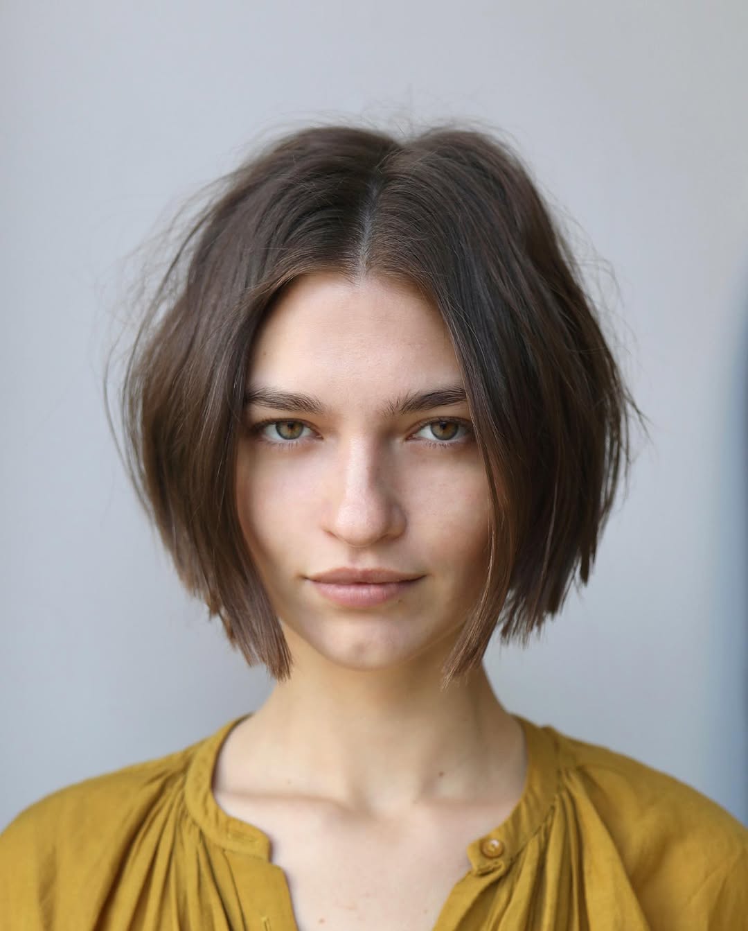 Symmetrical Middle-Parted Bob