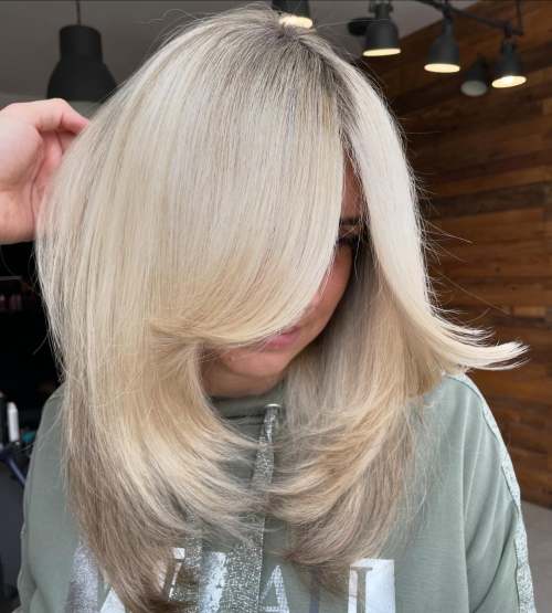 Butterfly Haircut with Feathered Ends