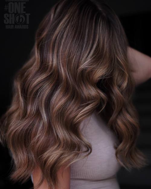 Golden and Copper Highlights with Silver Babylights