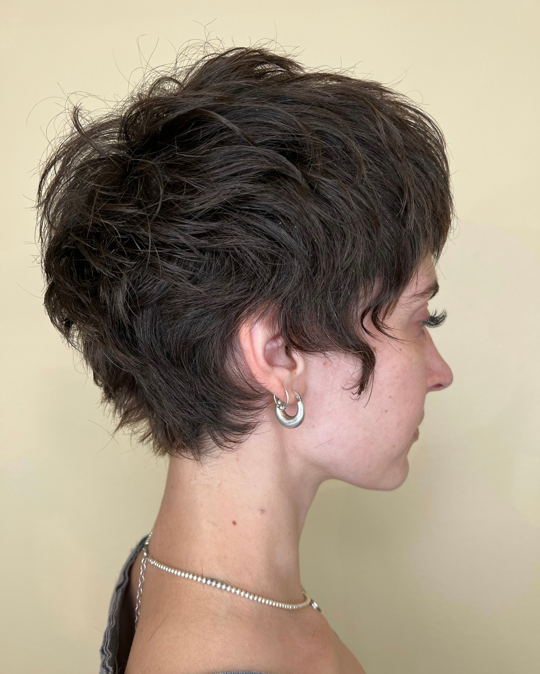 Rounded Pixie Modern Textured Pixie Cut