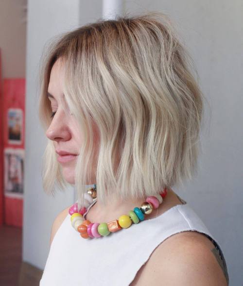 Tousled Blunt Wash and Go Bob