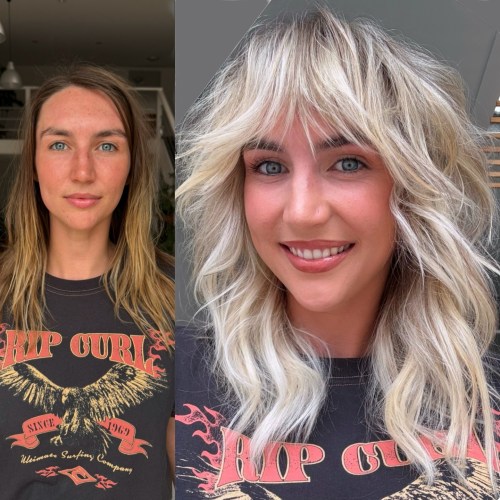 Volume Boosting Wolf Cut Makeover