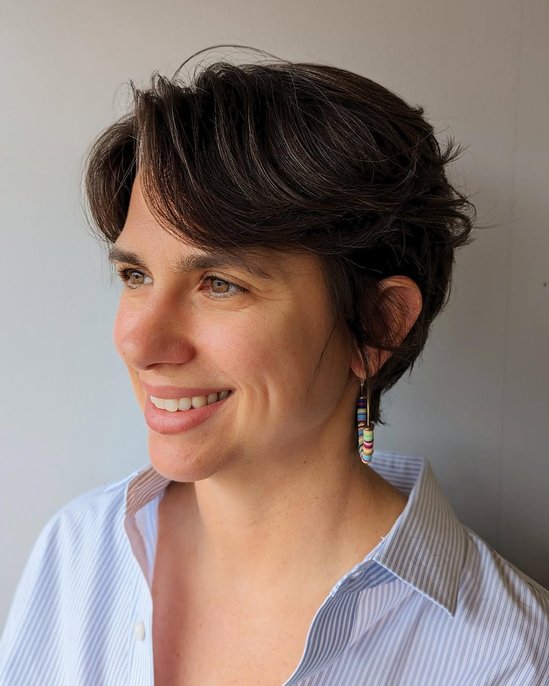 Short Bixie with Razor Cut Layers