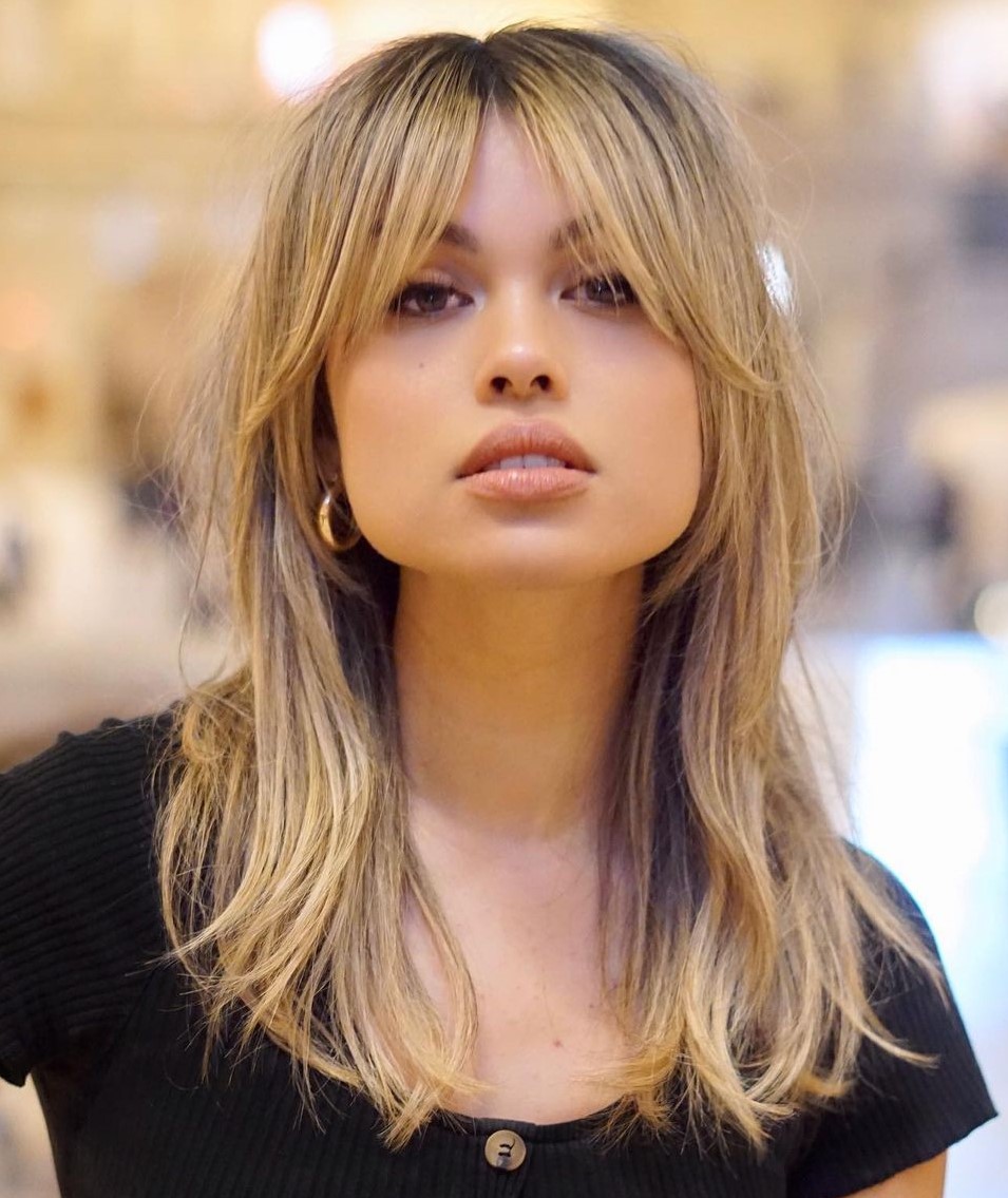 Iconic Bardot Curtain Bangs Curtain Bangs Hairstyle for Thin Straight Hair