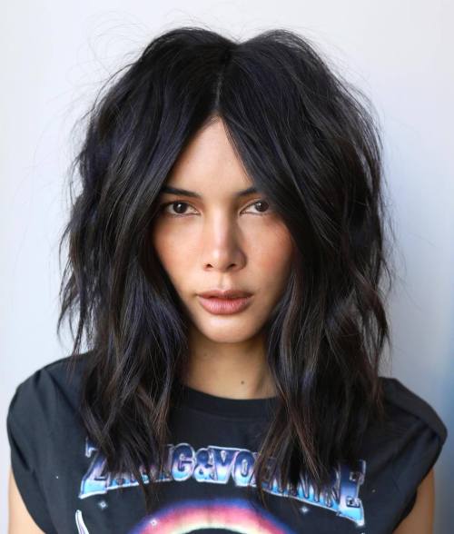 Modern Voluminous Wolf Cut Lob