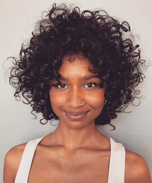 Short Bedhead Curls Messy Voluminous Bob
