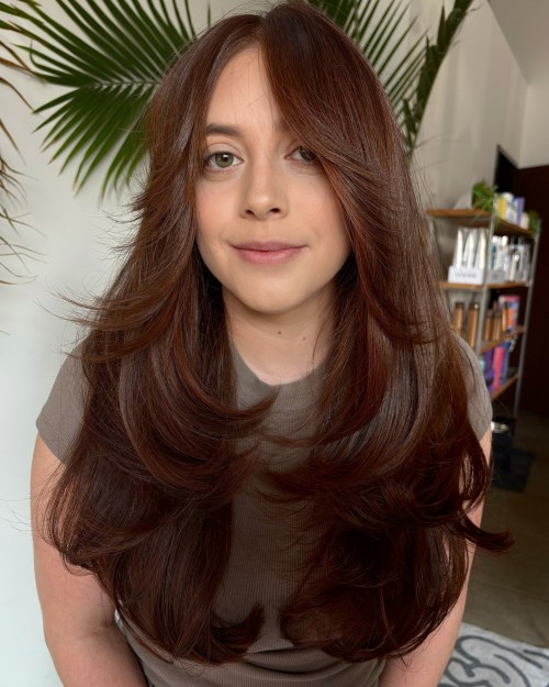 Long Sculpted Butterfly Haircut