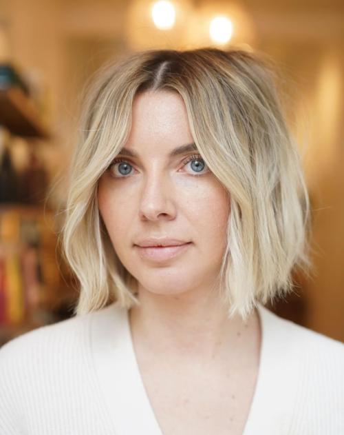 Short Shaggy Bob For Thin Hair