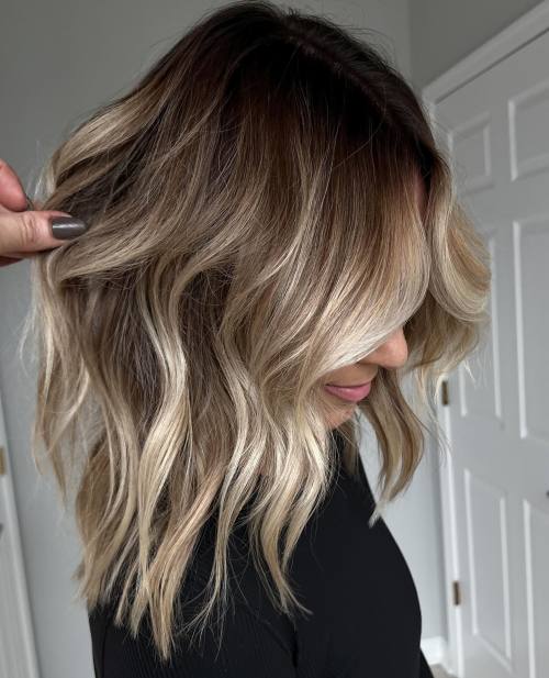 Earthy Blonde with Platinum Accents