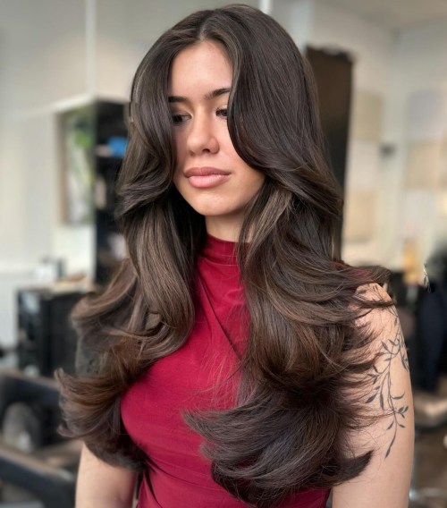 Jaggy Butterfly Haircut for Thick Hair