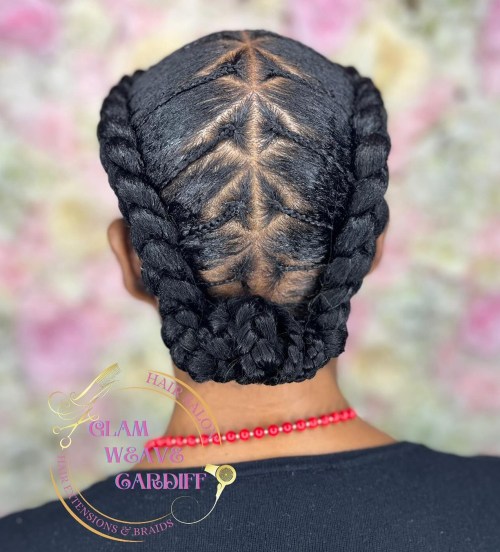 Halo Goddess Braids with Details