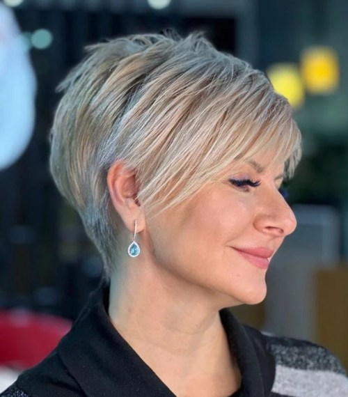 Sliced Undercut Creamy Blonde Bixie