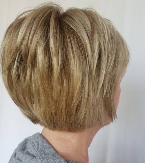 Short Modern Bob With Piece-y Layers