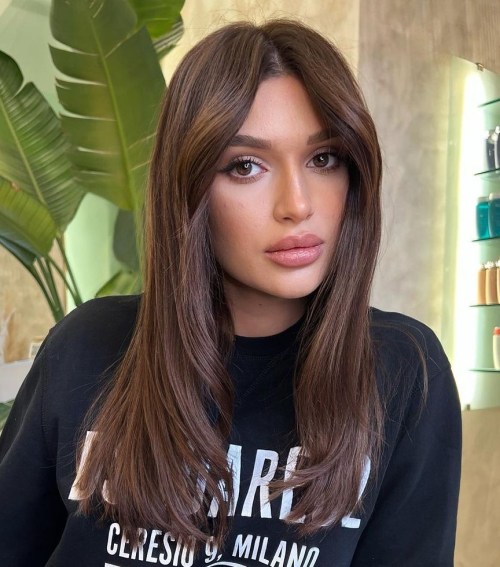 Flavored Chocolate Brown Hair