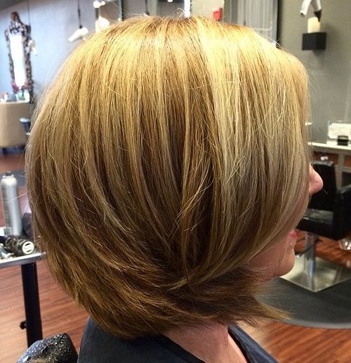 layered collarbone bob for thick hair