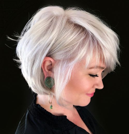 Cute Wispy Bob For Fine Hair